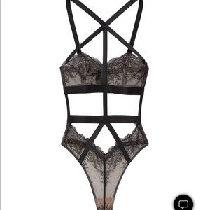 Victoria secret strappy teddy.